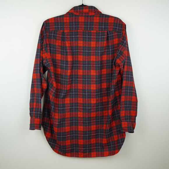 Pendleton Wool Shirt Button Up Red Green Blue Plaid Size 15.5 - Picture 6 of 8